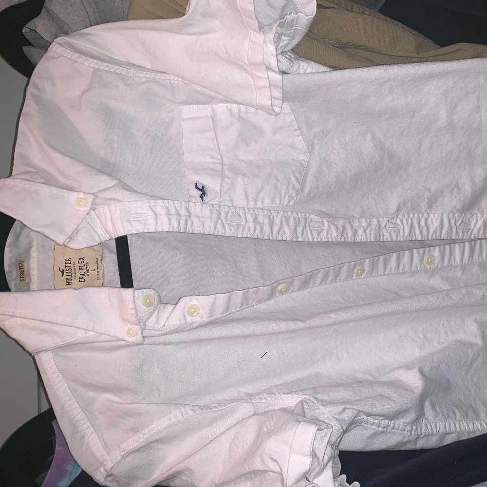 Hollister Short Sleeve Button Up Men's "L"
